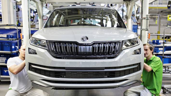 V automobilce vyrobili čtvrtmiliontého Kodiaqa