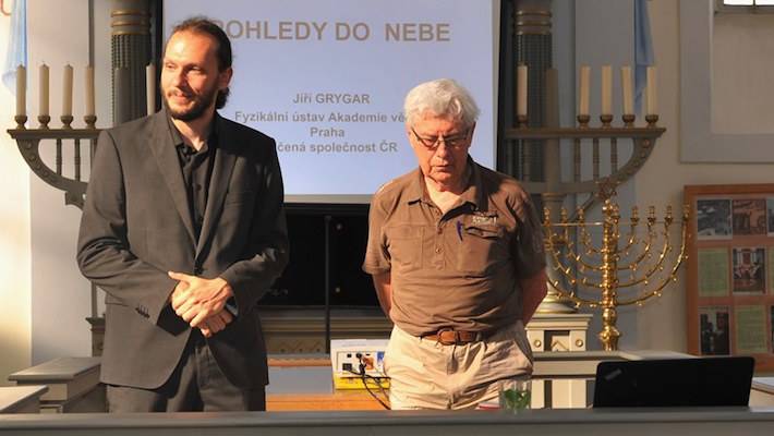 Jiří Grygar představil pohledy do nebe