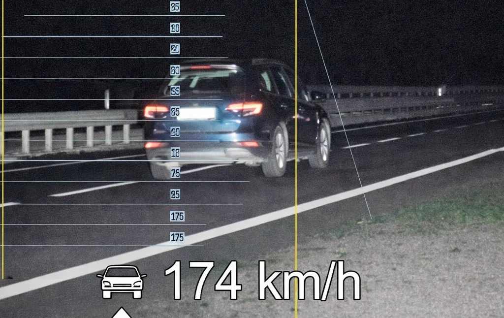 Noční rallye u Dolan: Cizinec letěl rychlostí 174 km/h. Dálničáři rozdali kauce za 70 tisíc