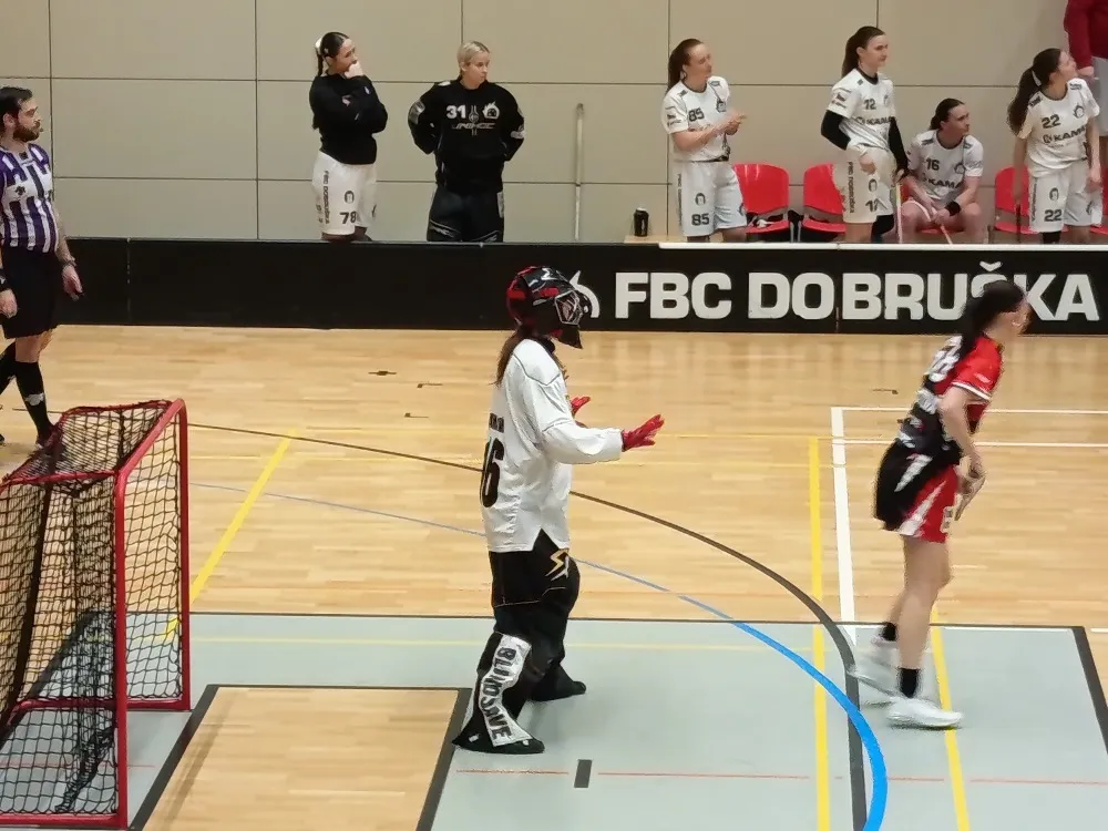 Florbalistky Dobrušky rozdrtily Chomutov a srovnaly sérii play-down