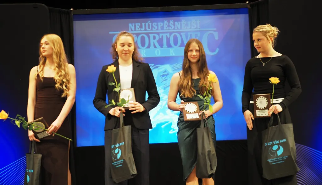 Titul Sportovec Královéhradeckého kraje za rok 2025 převzali reprezentanti, naděje i trenéři
