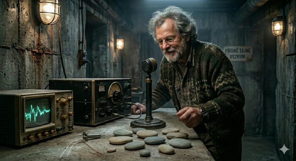 Návrat posádky z výletu k Měsíci. Obyčejné házení žabek na rybníku, akorát s titanovou konzervou plnou lidí