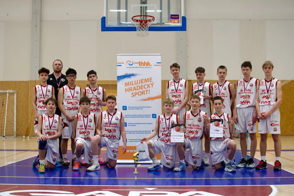 Hradec hostil mezinárodní U14. GAPA slavila bronz, zlato míří do Bratislavy