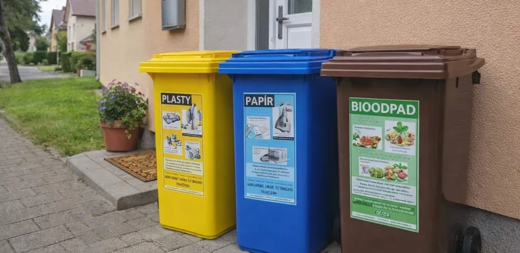 Barevné popelnice míří do dalších částí města. Druhá fáze door to door startuje 7. dubna