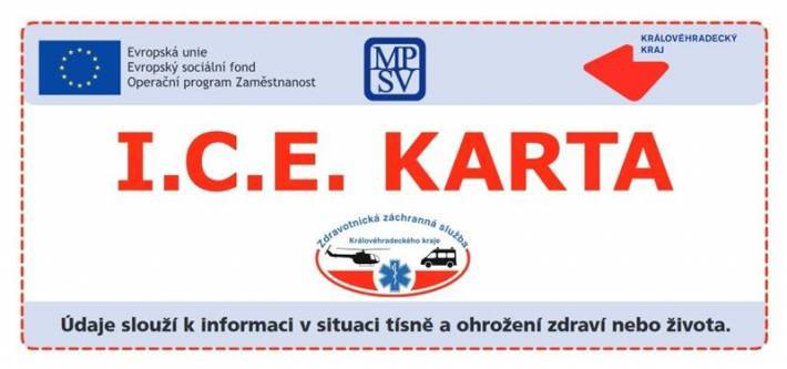 Už máte svou I.C.E. kartu?