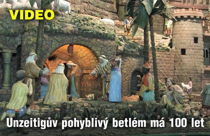 Českotřebovský Unzeitigův pohyblivý betlém má 100 let